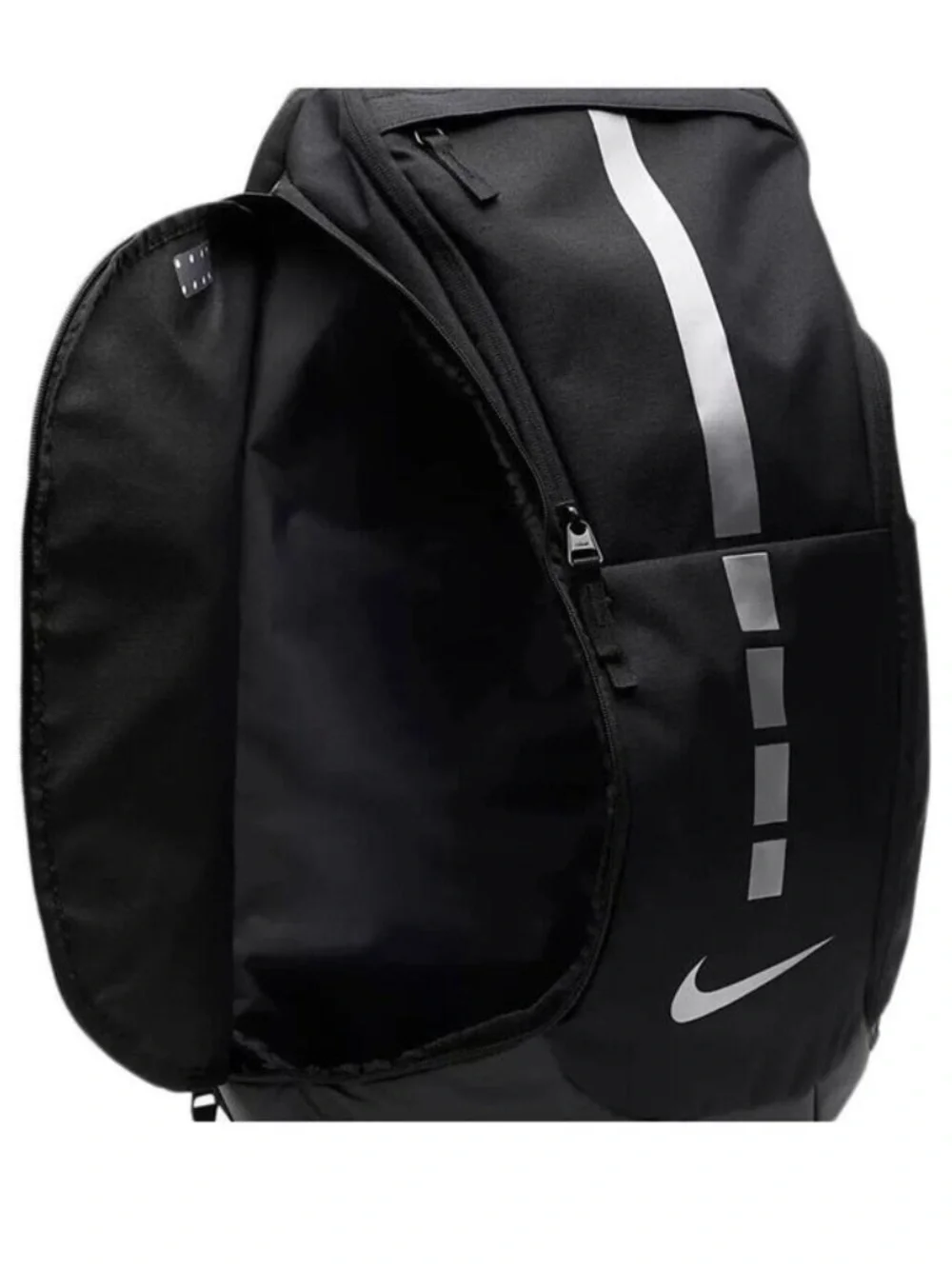 NWT NIKE HOOPS ELITE PRO BLACK METALLIC SILVER BASKETBALL BACKPACK BA5554-001 OS